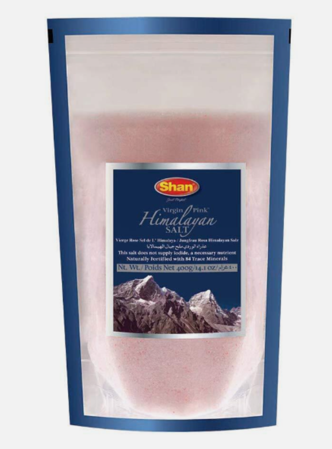 SHAN HIMALAYAN SALT PINK 400G(POUCH)